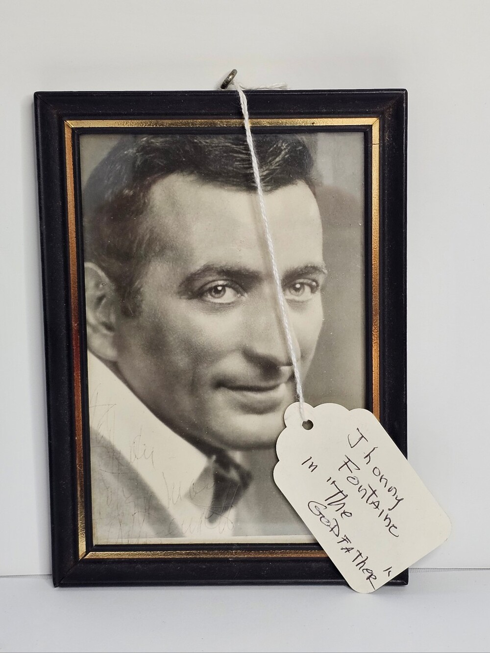 Al Martino American Pop Jazz Singer Actor Signed Photo Godfather Johnny Fontaine